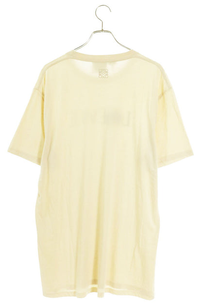 LOEWE Character Logo Cotton T-Shirt Beige Size L