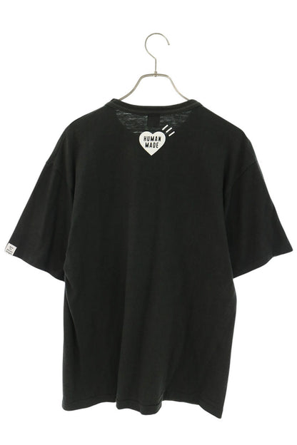 HUMAN MADE Duck Print Cotton T-Shirt Black Size L