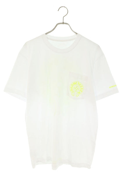 Chrome Hearts Horseshoe Tee White Yellow T-Shirt Size L