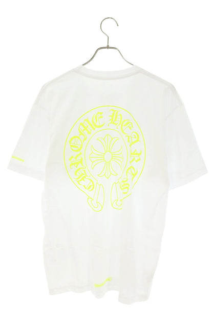 Chrome Hearts Horseshoe Tee White Yellow T-Shirt Size L