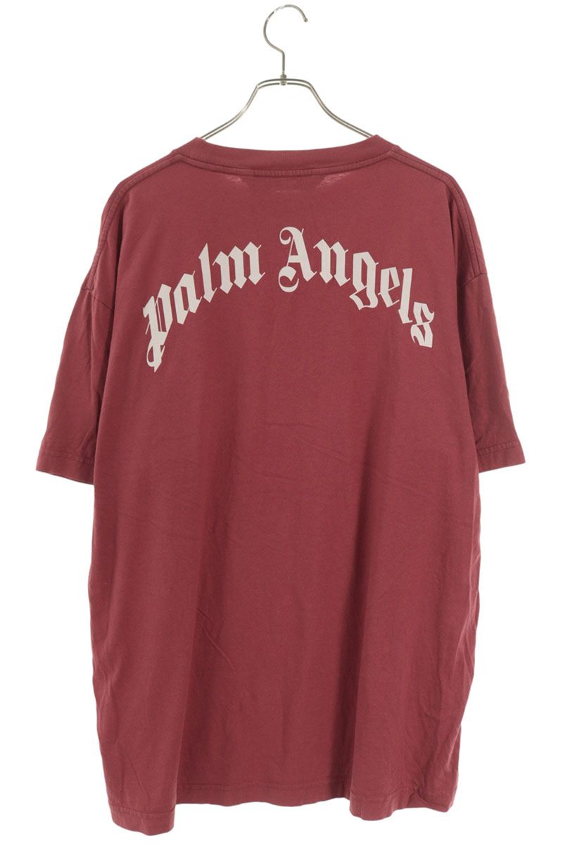 Palm Angels Bear Classic Cotton T-Shirt Red Size XXL