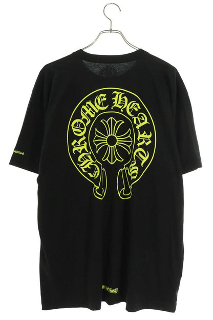 Chrome Hearts Horseshoe Tee Black Yellow T-Shirt Size XL
