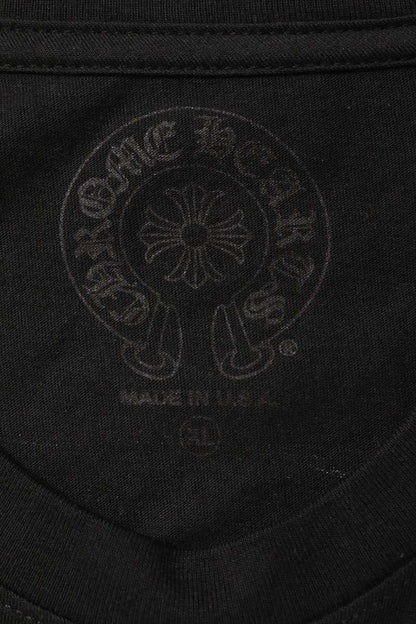 Chrome Hearts Horseshoe Tee Black Yellow T-Shirt Size XL