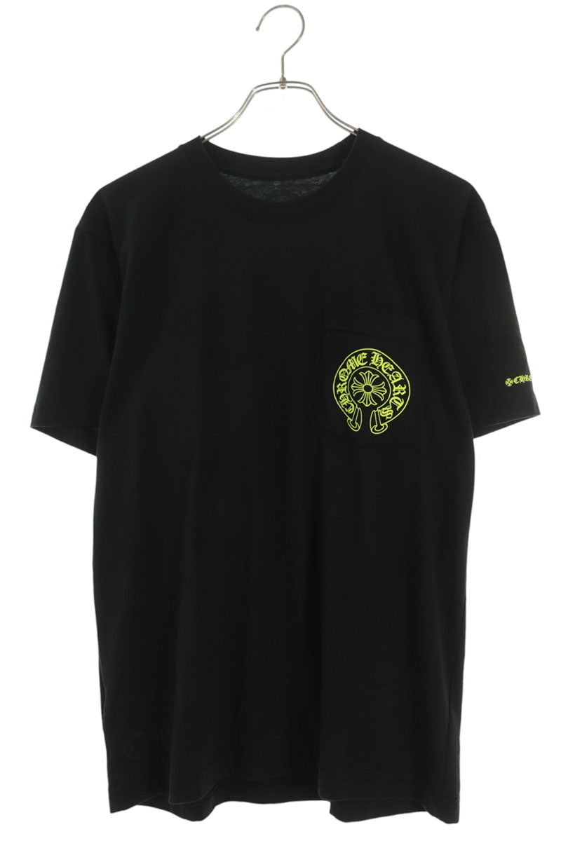 Chrome Hearts Horseshoe Tee Black Yellow T-Shirt Size M