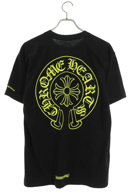 Chrome Hearts Horseshoe Tee Black Yellow T-Shirt Size M
