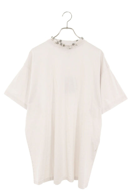 BALENCIAGA Pierced Oversize T-Shirt White Size L