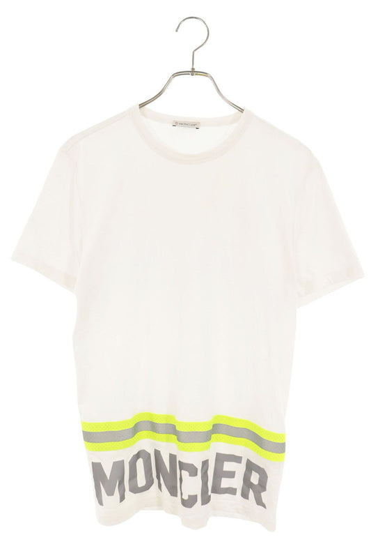 MONCLER MAGLIA Reflector Print T-Shirt White Size S