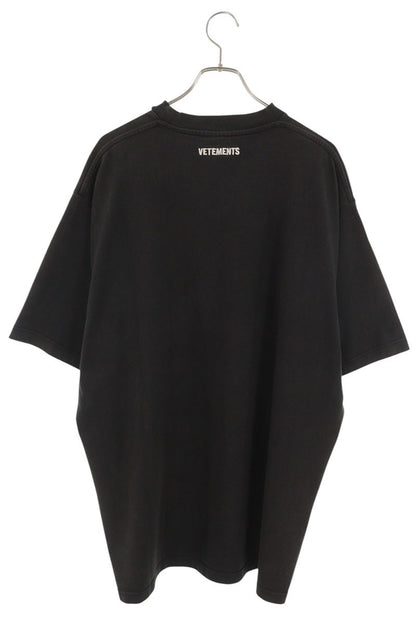 VETEMENTS MH17TP14 Artist Photo Print T-Shirt Black Size XS