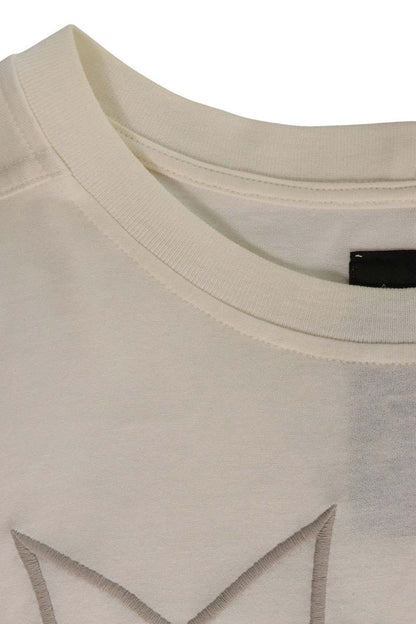 Rick Owens x Champion Logo Embroidered T-Shirt White Size M