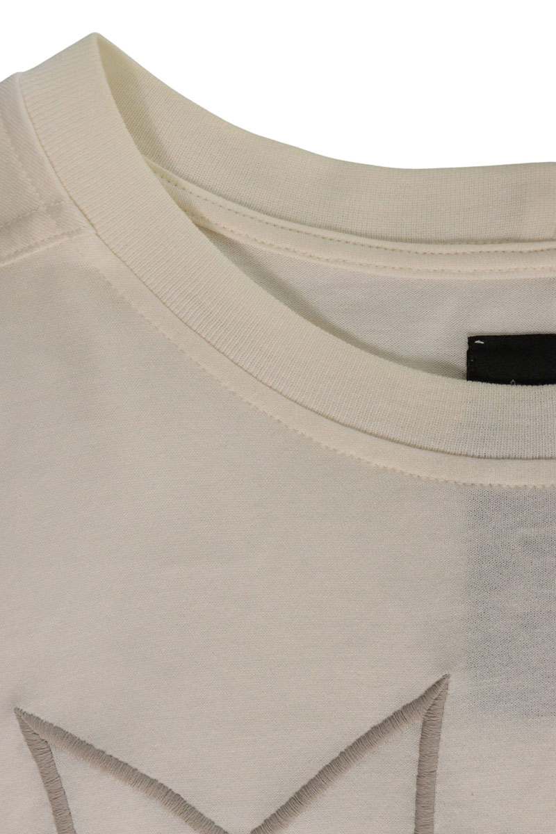 Rick Owens x Champion Logo Embroidered T-Shirt White Size M