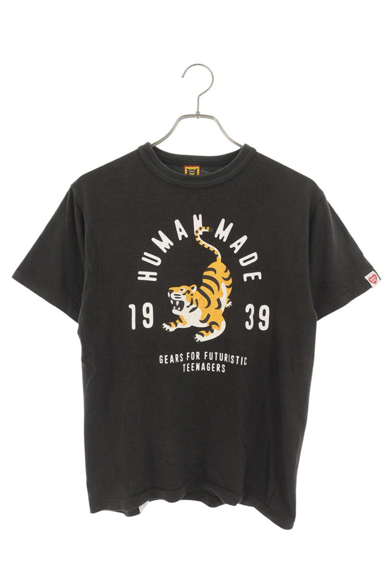 HUMAN MADE Tiger Print T-Shirt Black Size S