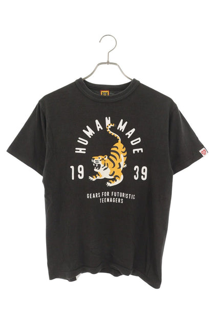 HUMAN MADE Tiger Print T-Shirt Black Size S