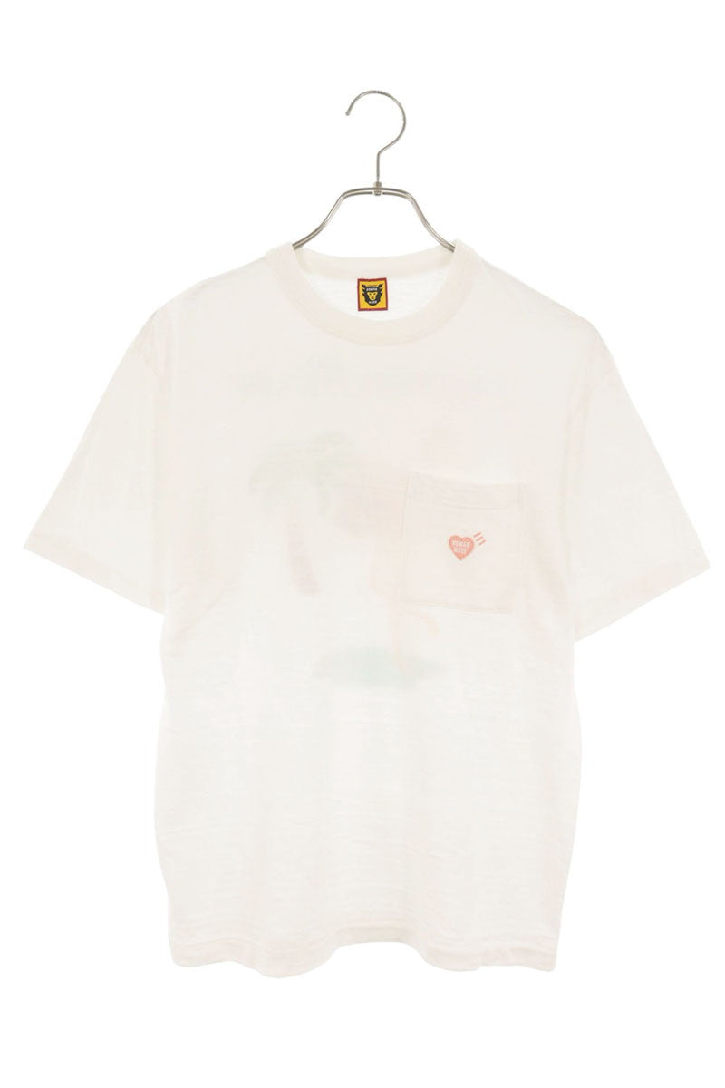 HUMAN MADE Flamingo Back Print T-Shirt White Size S