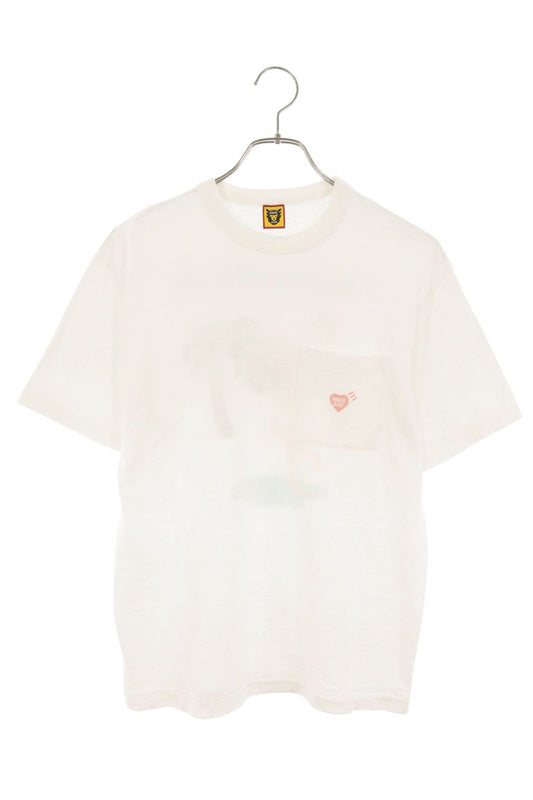 HUMAN MADE Flamingo Back Print T-Shirt White Size S