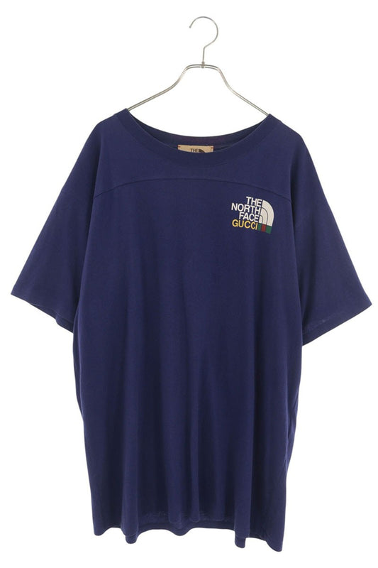 GUCCI x The North Face Back Print T-Shirt Blue Size XXL