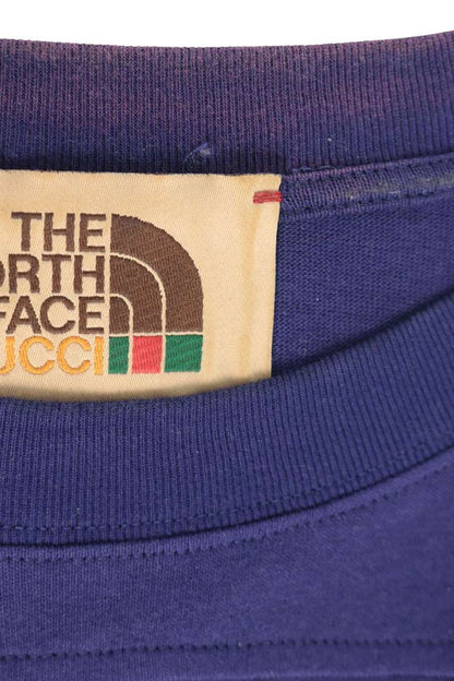 GUCCI x The North Face Back Print T-Shirt Blue Size XXL