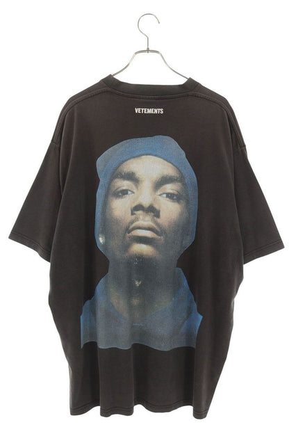 VETEMENTS Back Artist Photo Print T-Shirt Black Size S