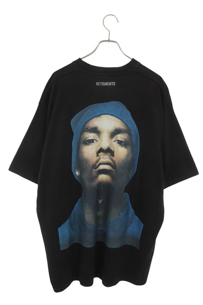 VETEMENTS Back Artist Photo Print T-Shirt Black Size S
