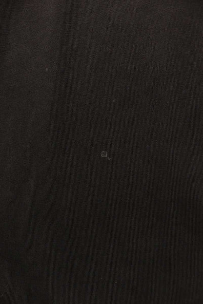 BALENCIAGA Logo Print Oversized T-Shirt Black Size 2