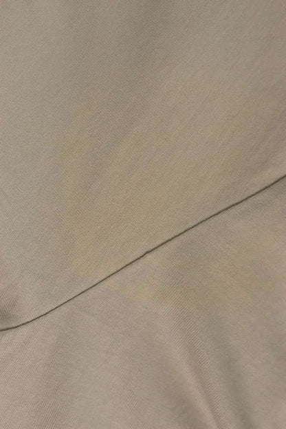 BALENCIAGA Fashion Week Flat Ground Beige Cotton T-Shirt Size M