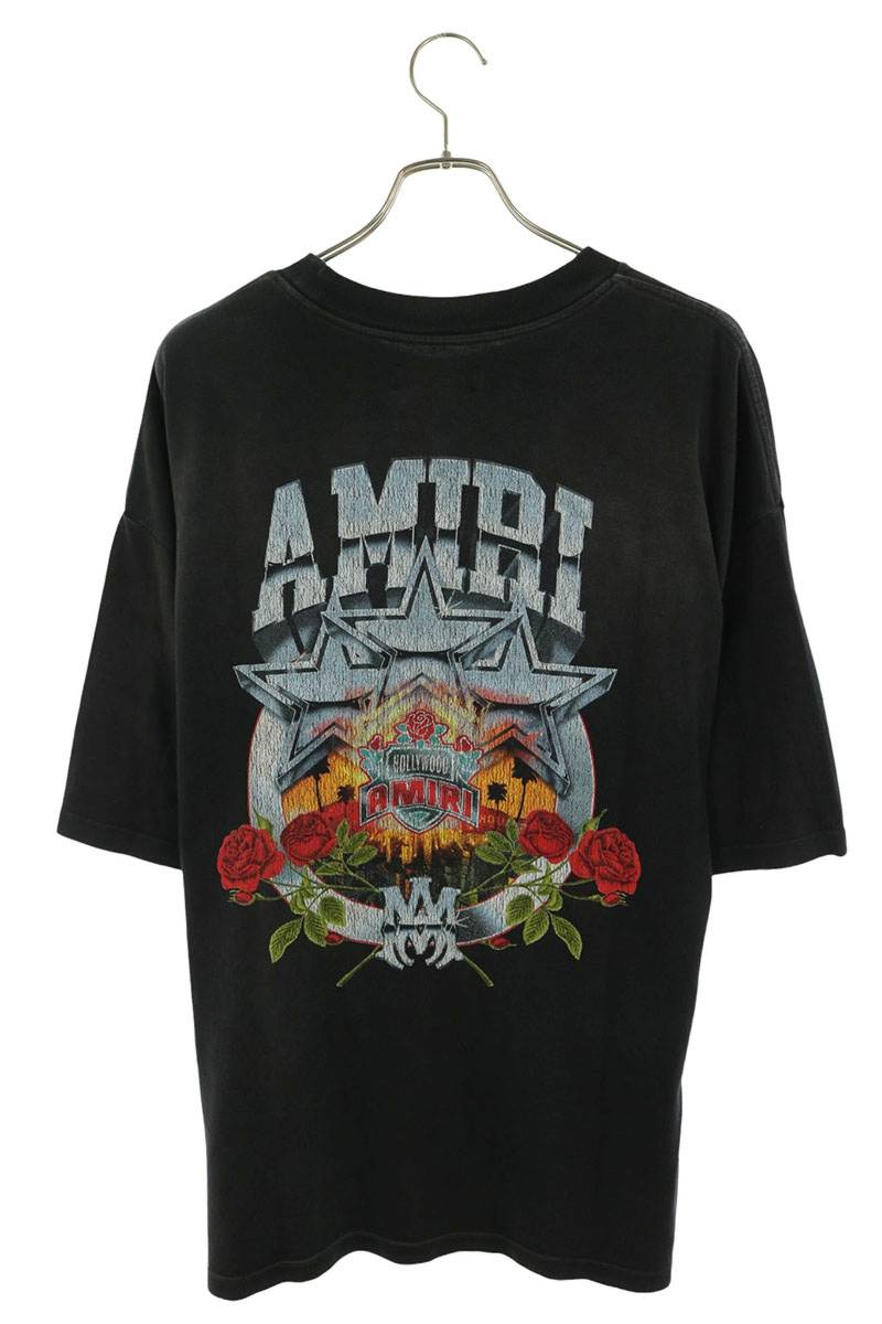 AMIRI Back Print T-Shirt Black Size L