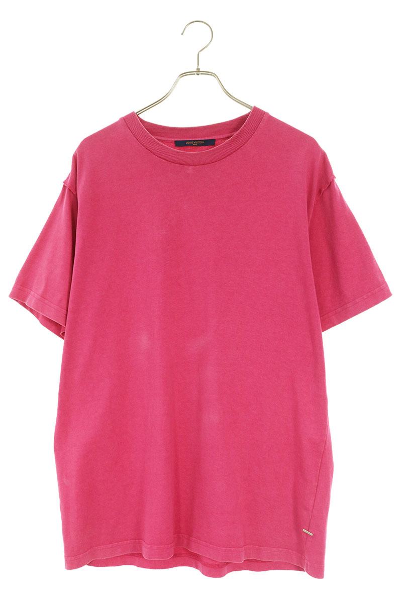 LOUISVUITTON Inside Out Cotton T-Shirt Pink Size M
