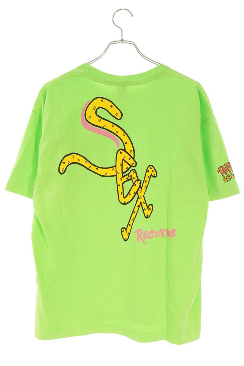 ANTI PROMO SEX RECORDS MATTY BOY Print Light Green T-Shirt Size M