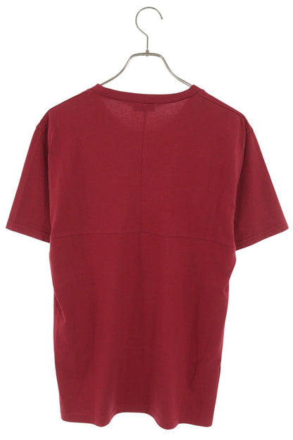 Dior HOMME 05AW English Letter Print T-Shirt Red Size M