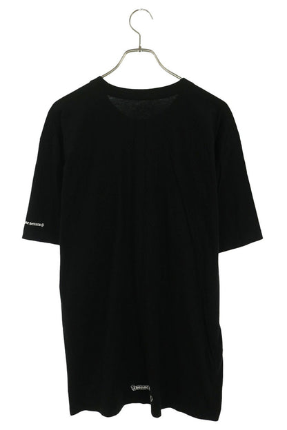 Chrome Hearts Neck Logo Print T-Shirt Black Size XXL