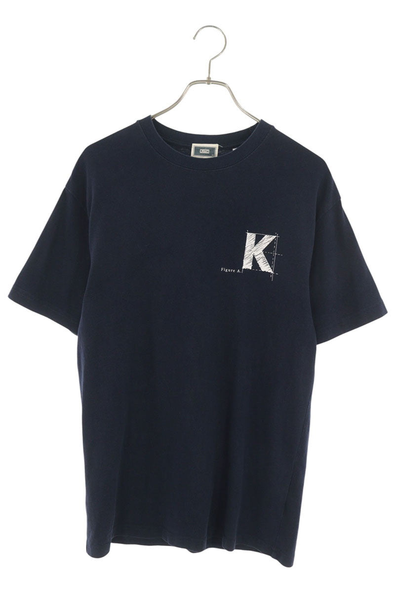 KITH Logo Print T-Shirt Navy Size XS