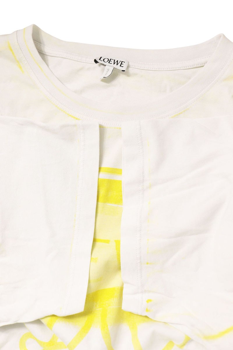 LOEWE Anagram Photocopy Print Cotton T-Shirt Size L