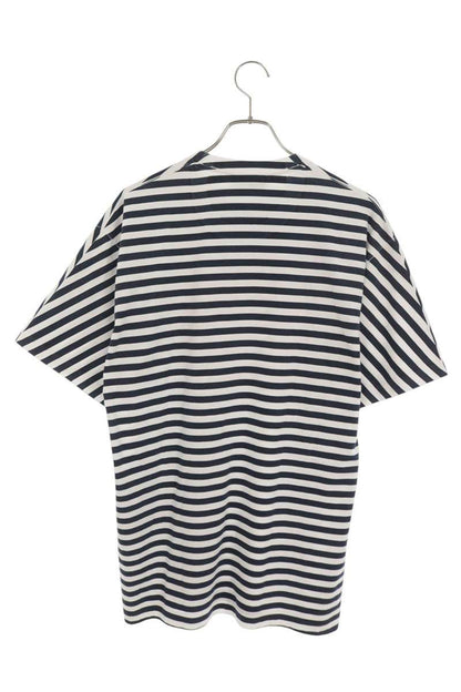 GUCCI Logo Print Border Cotton T-Shirt Size M