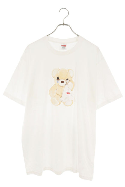 SUPREME Bear Print T-Shirt White Size L