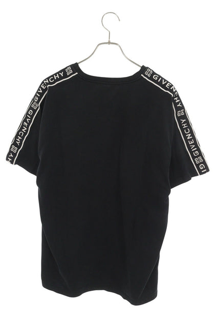 GIVENCHY Logo Shoulder Line T-Shirt Black Size L