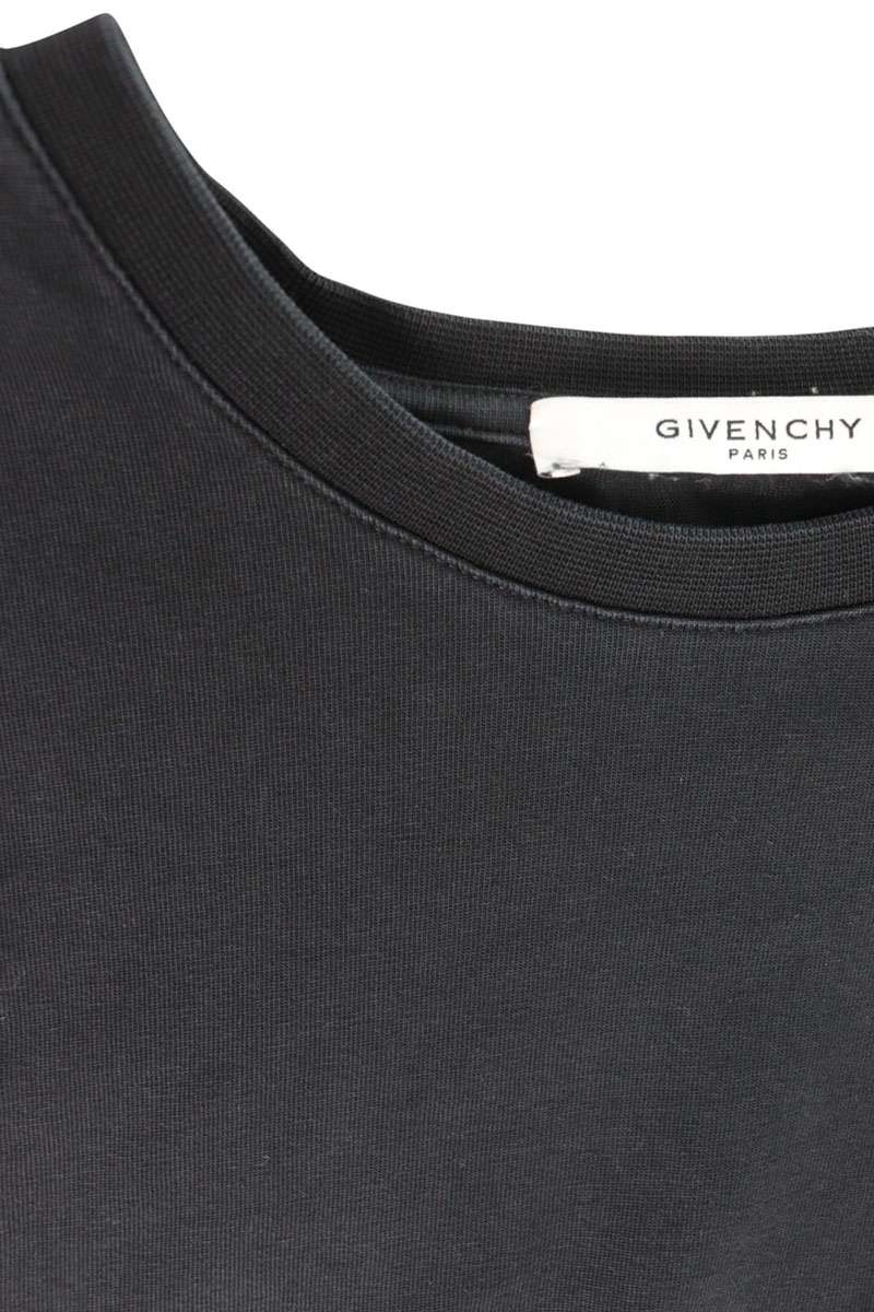 GIVENCHY Logo Shoulder Line T-Shirt Black Size L