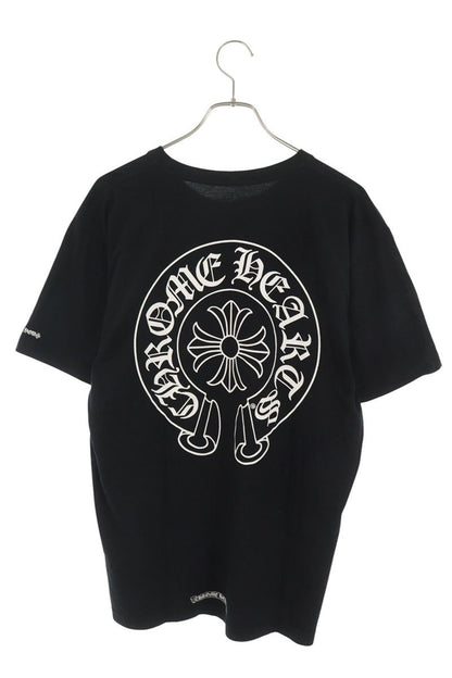 Chrome Hearts Horseshoe Back Print T-Shirt Black Size L