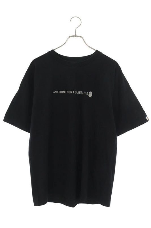 A BATHING APE Cotton T-Shirt Black Size L