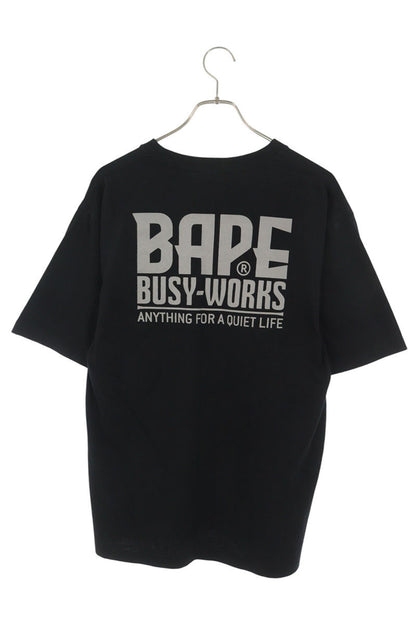 A BATHING APE Cotton T-Shirt Black Size L