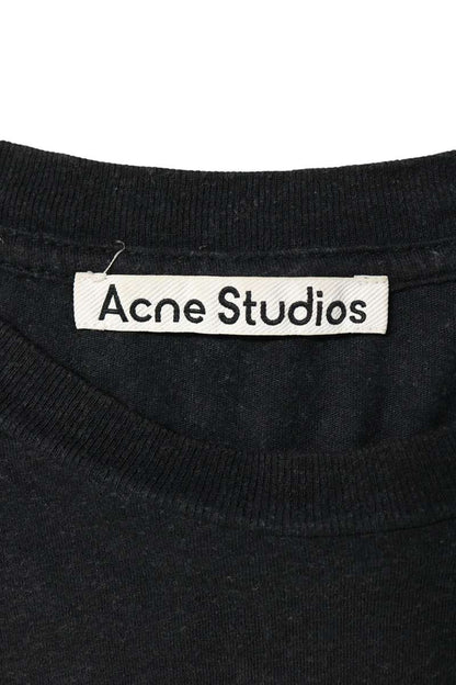 ACNE STUDIOS Heart Logo Vintage Cotton/Linen T-Shirt Size L