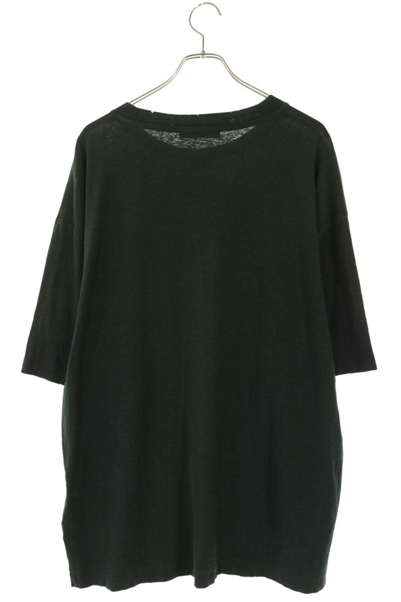 ACNE STUDIOS Vintage Logo Print Pocket T-Shirt Black Size XL