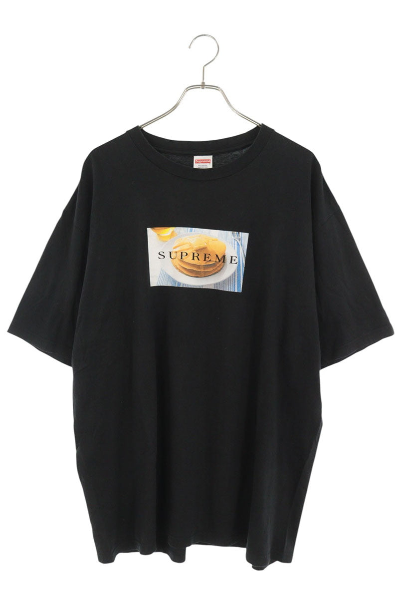 SUPREME 25SS Pancakes Print T-Shirt Black Size XL