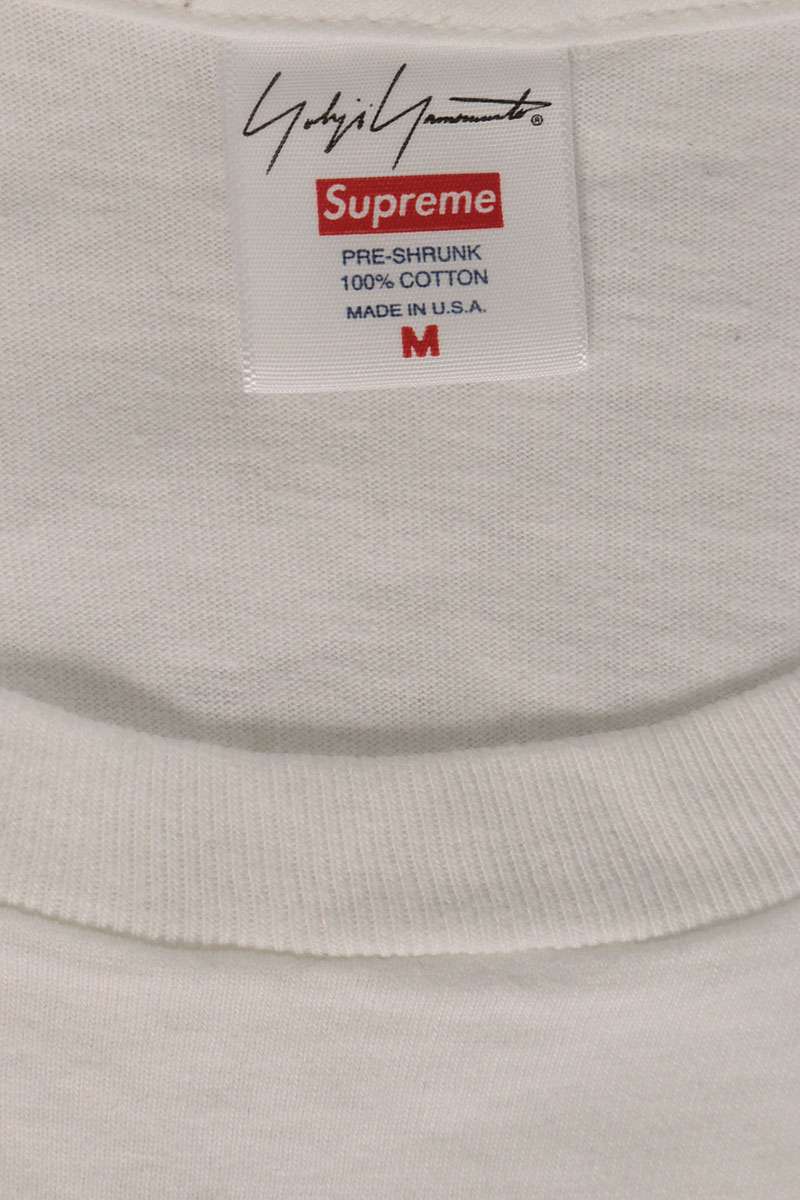 SUPREME 20AW Yohji Yamamoto This Was Tee White Size M