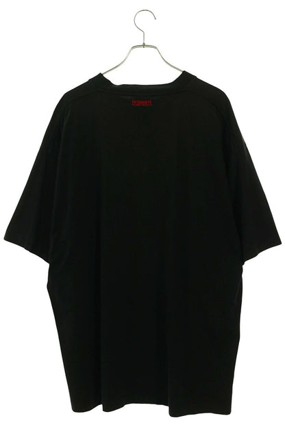 VETEMENTS Oversized Artwork Print T-Shirt Black Size M