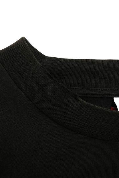 VETEMENTS Oversized Artwork Print T-Shirt Black Size M