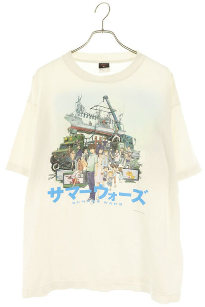 SAINT MICHAEL 24AW Movie Print T-Shirt White Size L