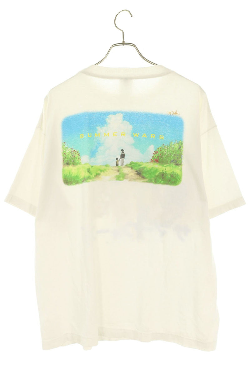SAINT MICHAEL 24AW Movie Print T-Shirt White Size L