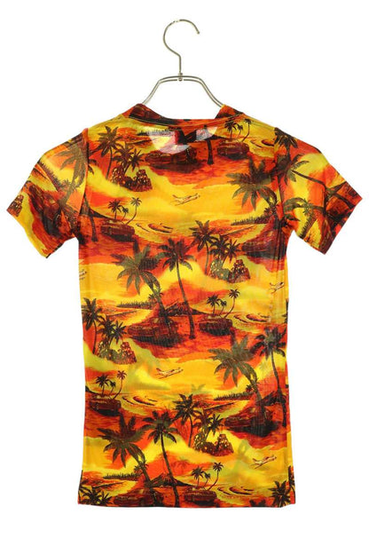 BALENCIAGA All-Over Print Fitted T-Shirt Multi Size XS