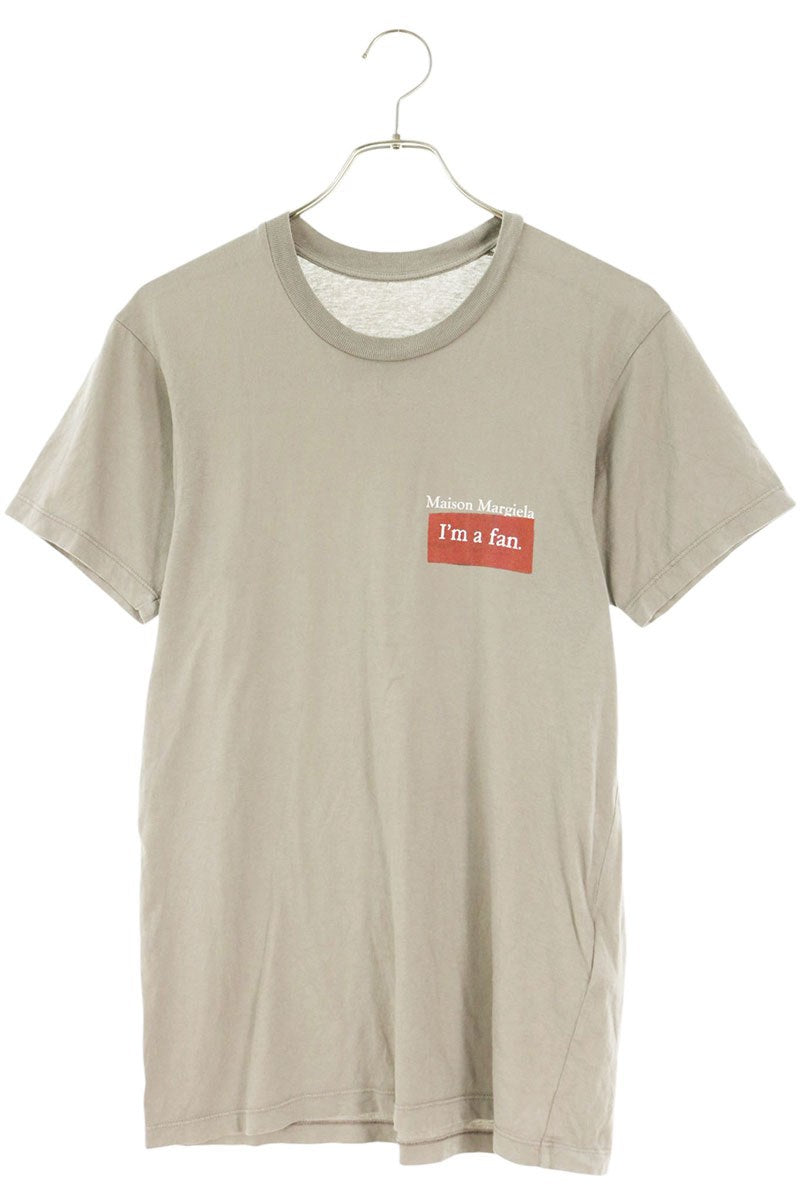 Maison Margiela 25AW Chest Logo Print T-Shirt Gray Size XXS