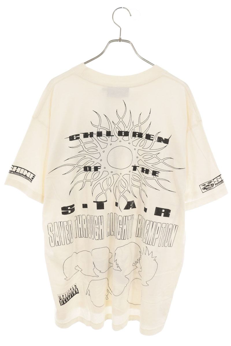 HELLSTAR Graphic Print Cotton T-Shirt White Size XL