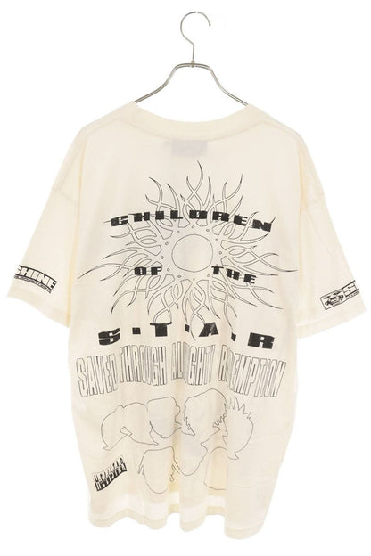 HELLSTAR Graphic Print Cotton T-Shirt White Size XL